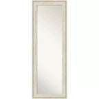 Miroir pleine longueur encadré Regis 19 x 53 à suspendre à une porte - Amanti Art
