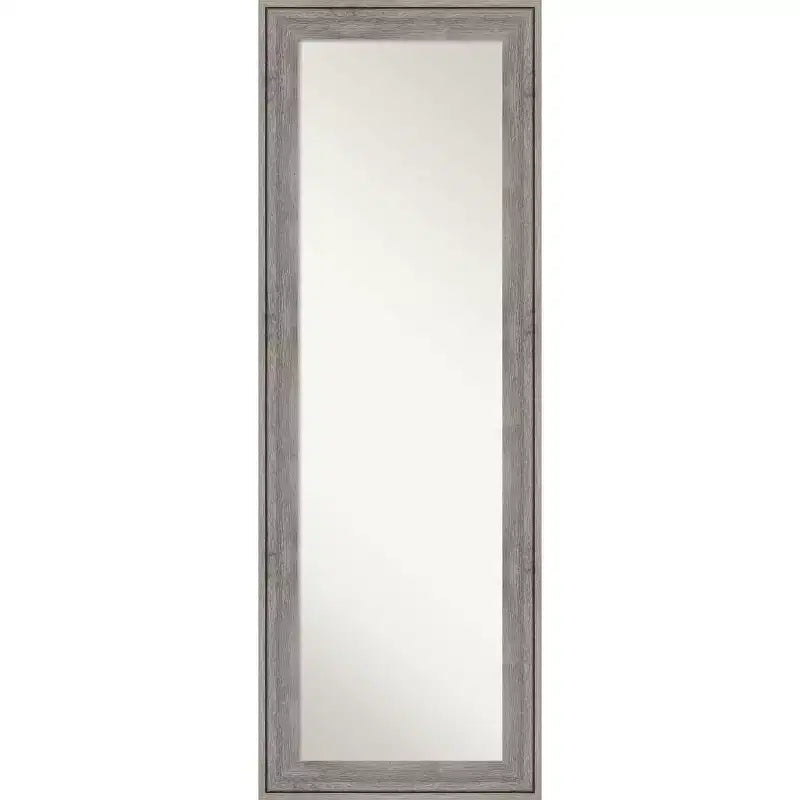 19 x 53 Regis Framed Full Length on the Door Mirror - Amanti Art
