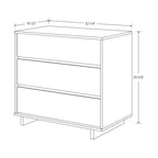 Commode moderne 3 tiroirs de 81 cm – Room Essentials