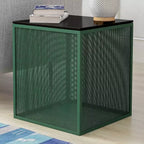 Table d'appoint 24/7 Shop At Home Dervock avec plateau en verre