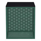 Table d'appoint 24/7 Shop At Home Dervock avec plateau en verre