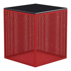 Table d'appoint 24/7 Shop At Home Dervock avec plateau en verre