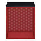 Table d'appoint 24/7 Shop At Home Dervock avec plateau en verre