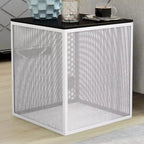Table d'appoint 24/7 Shop At Home Dervock avec plateau en verre