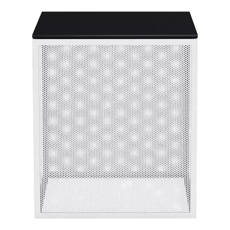 Table d'appoint 24/7 Shop At Home Dervock avec plateau en verre