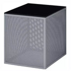 Table d'appoint 24/7 Shop At Home Dervock avec plateau en verre