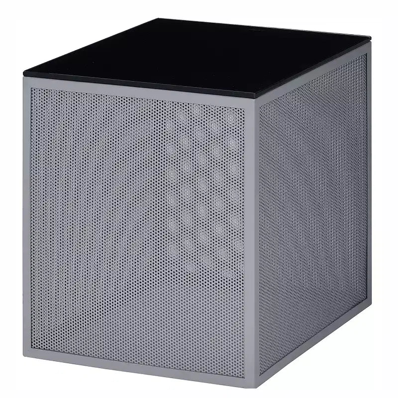 Table d'appoint 24/7 Shop At Home Dervock avec plateau en verre