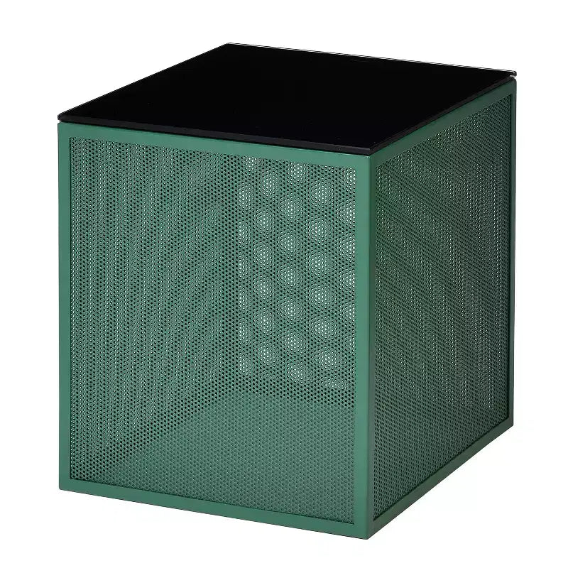 Table d'appoint 24/7 Shop At Home Dervock avec plateau en verre