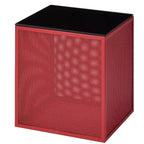 Table d'appoint 24/7 Shop At Home Dervock avec plateau en verre