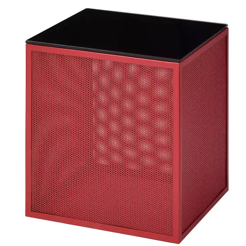 Table d'appoint 24/7 Shop At Home Dervock avec plateau en verre