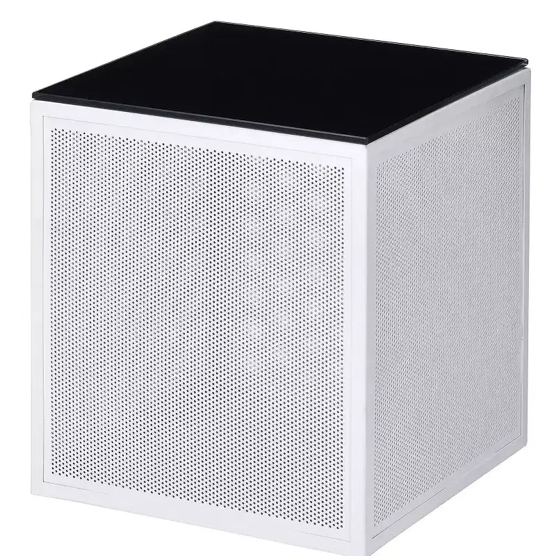 Table d'appoint 24/7 Shop At Home Dervock avec plateau en verre