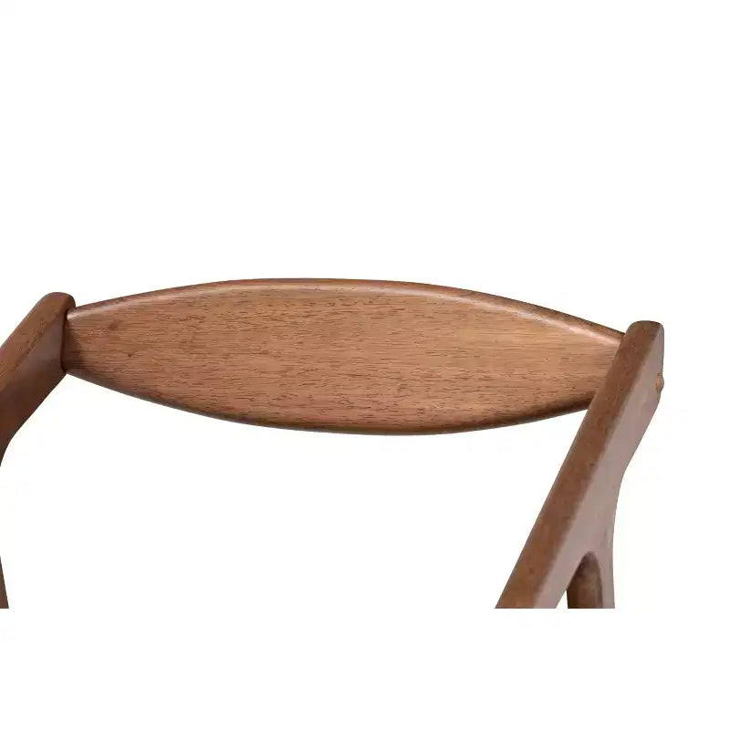 Lot de 2 chaises de salle à manger Harland en similicuir et bois – Baxton Studio