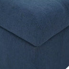 Isabella Pouf de rangement contemporain en tissu capitonné - Christopher Knight Home