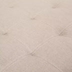 Isabella Pouf de rangement contemporain en tissu capitonné - Christopher Knight Home