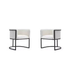 Manhattan Comfort Lot de 2 chaises de salle à manger Cosmopolitan en similicuir