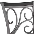 Tabourets de bar pivotants marron 55 Downing Street, hauteur 63,18 cm, lot de 2, traditionnels avec dossier et repose-pieds, pour îlot de cuisine ou comptoir