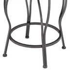 Tabourets de bar pivotants marron 55 Downing Street, hauteur 63,18 cm, lot de 2, traditionnels avec dossier et repose-pieds, pour îlot de cuisine ou comptoir