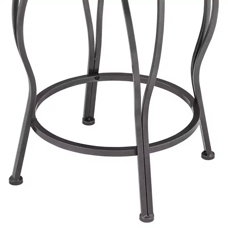 Tabourets de bar pivotants marron 55 Downing Street, hauteur 63,18 cm, lot de 2, traditionnels avec dossier et repose-pieds, pour îlot de cuisine ou comptoir