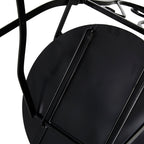 Ensemble bistrot pliant en métal Glitzhome pour extérieur, 3 pièces, table et chaises de patio