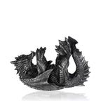 Support de Bouteille de Vin en Résine Dragon Véritable, Support de Vin Gothique, Cadeaux pour Fans de Fantaisie, Soirée Jeux, Décor de Bar, Contient 1 Bouteille de Vin Standard, Lot de 1