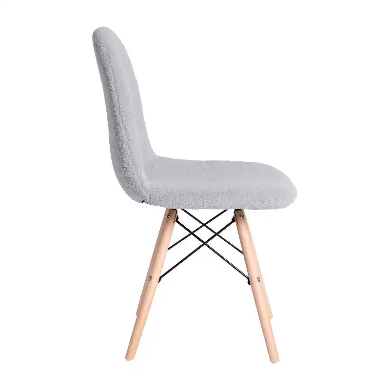 Merrick Lane Lyon, fauteuil d'appoint moderne en fausse fourrure de mouton pour chambre, entrée et salon