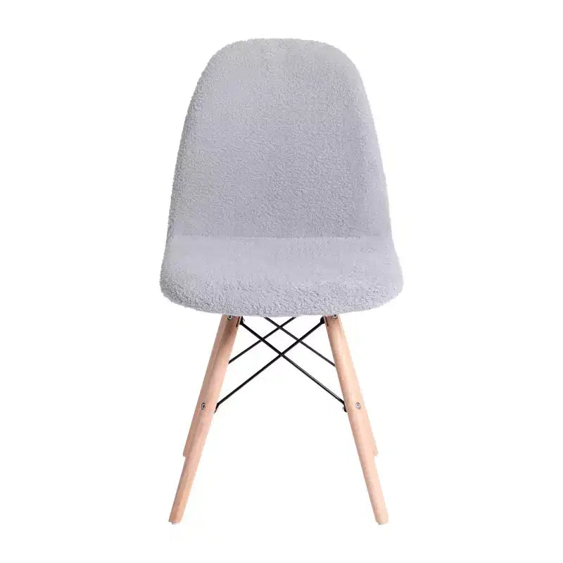 Merrick Lane Lyon, fauteuil d'appoint moderne en fausse fourrure de mouton pour chambre, entrée et salon