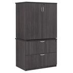 Legacy File with Stackable Storage Cabinet - Regency