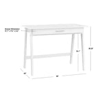 Bureau d'écriture compact à tiroir simple Buylateral Rollins