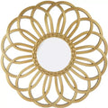 Northlight 30 Round Sunflower Wall Mirror