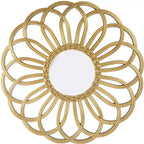 Northlight 30 Round Sunflower Wall Mirror