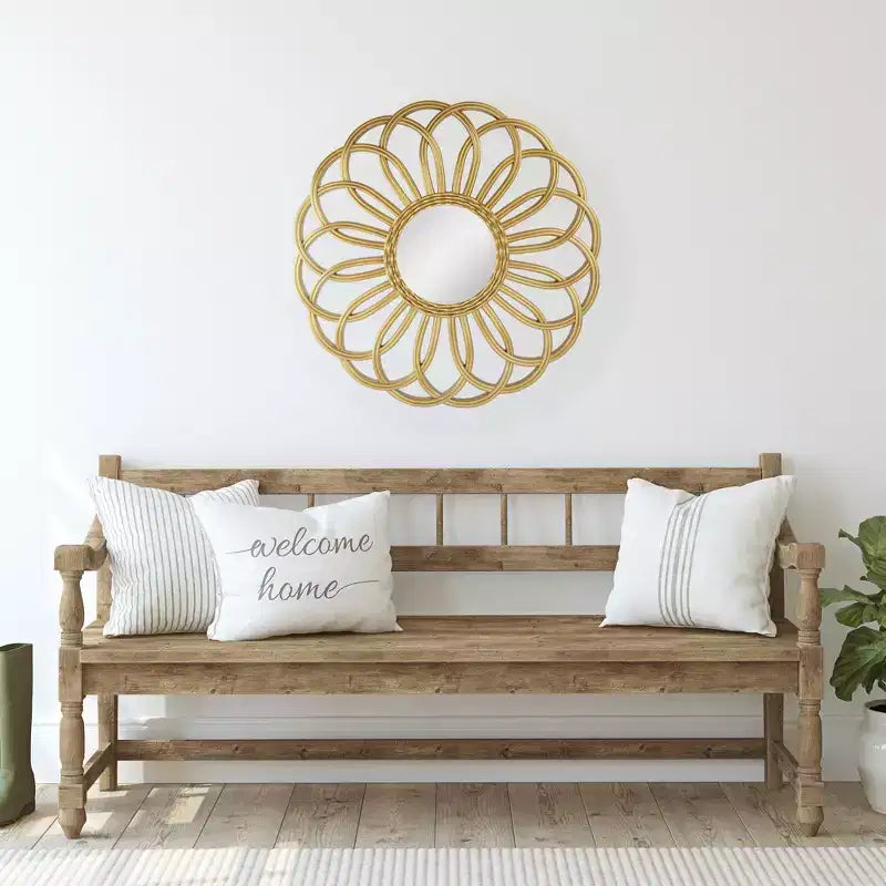 Miroir mural tournesol Northlight de 30 ronds