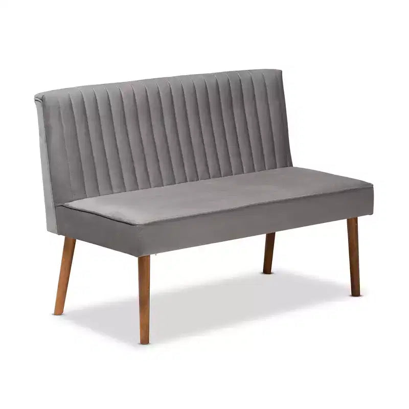 Ensemble banquette d'angle repas Alvis 2 pièces - Baxton Studio