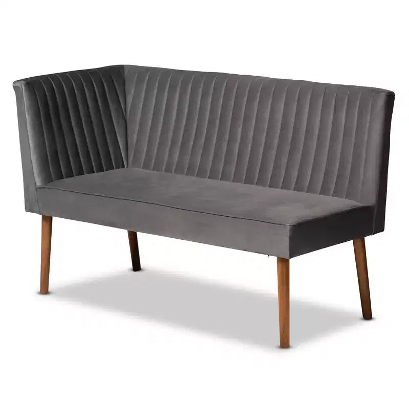 Ensemble banquette d'angle repas Alvis 2 pièces - Baxton Studio