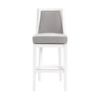 Tabouret haut de bar Ellie avec dossier - Alaterre Furniture
