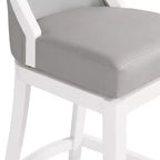 Tabouret haut de bar Ellie avec dossier - Alaterre Furniture