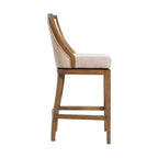 Tabouret haut de bar Ellie avec dossier - Alaterre Furniture