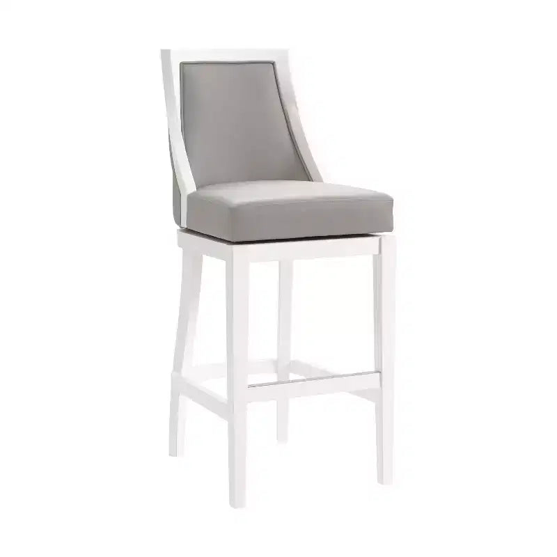 Tabouret haut de bar Ellie avec dossier - Alaterre Furniture