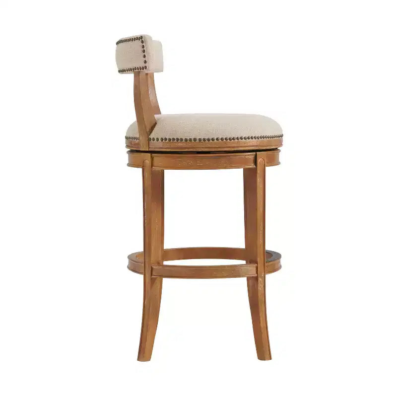 Lot de 2 tabourets de bar pivotants Hanover - Meubles Alaterre