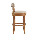 Lot de 2 tabourets de bar pivotants Hanover - Meubles Alaterre