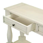 Console extra-épaisse 63 L avec tiroirs et étagère RE-ModernLuxe