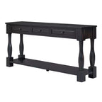 Console extra-épaisse 63 L avec tiroirs et étagère RE-ModernLuxe
