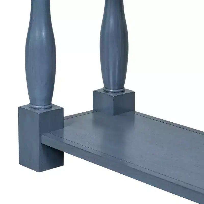Console extra-épaisse 63 L avec tiroirs et étagère RE-ModernLuxe