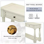Console extra-épaisse 63 L avec tiroirs et étagère RE-ModernLuxe