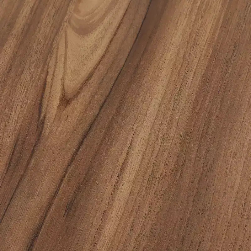 Table de bar d'intérieur moderne Sunnydaze avec plateau en acier et imitation bois - Marron