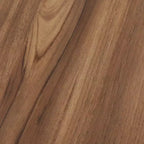 Table de bar d'intérieur moderne Sunnydaze avec plateau en acier et imitation bois - Marron