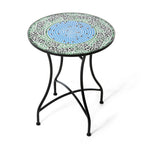 Ensemble bistrot pliant en métal Glitzhome pour extérieur, 3 pièces, table et chaises de patio