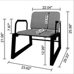 1.0 Fauteuil bas Whythe – Manhattan Comfort