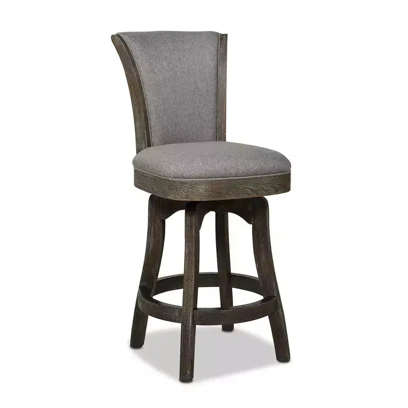 Tabouret de bar pivotant sans accoudoirs Jennifer Taylor Home Henry, hauteur comptoir, 27 pouces