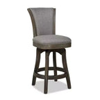 Tabouret de bar pivotant sans accoudoirs Jennifer Taylor Home Henry, hauteur comptoir, 27 pouces