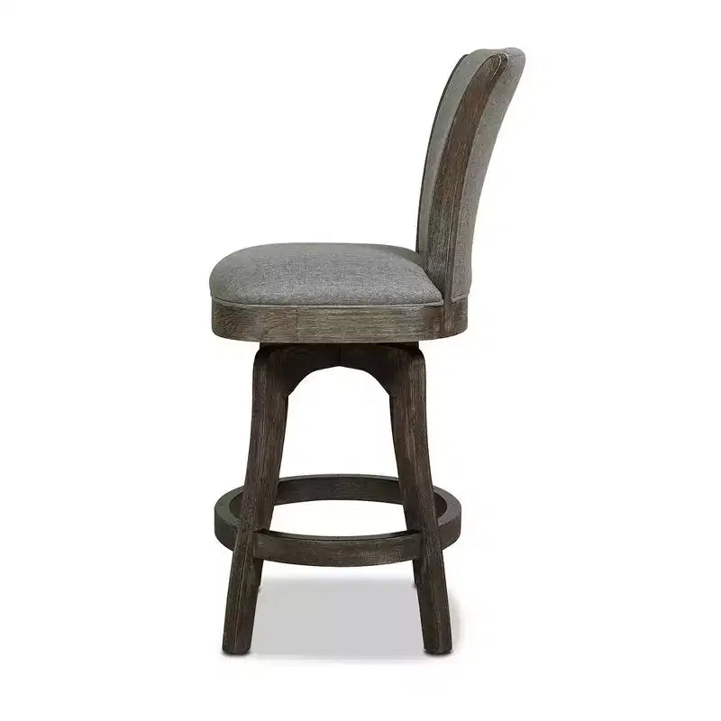 Tabouret de bar pivotant sans accoudoirs Jennifer Taylor Home Henry, hauteur comptoir, 27 pouces